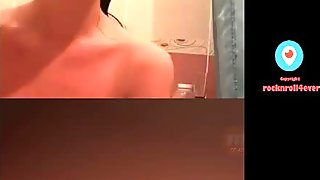 NEW - Periscope Live Cam 15 - Boobs Time - the Lady nude Bathroom