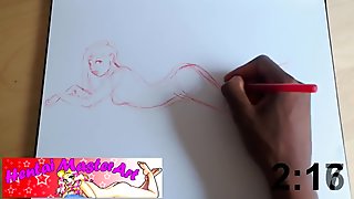 Quick sketches: Sexy anime style Aletta Ocean